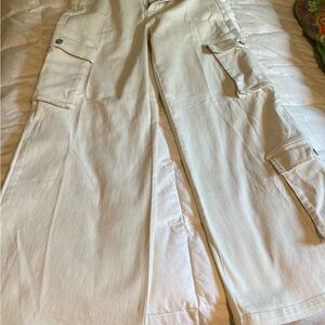 Women's Cream Wide Leg brand new And Now This Jeans